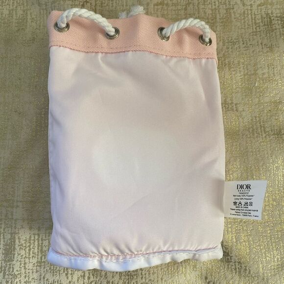 Christian Dior Beaute Light Pink Drawstring Pouch. New with Box! - Picture 12 of 16
